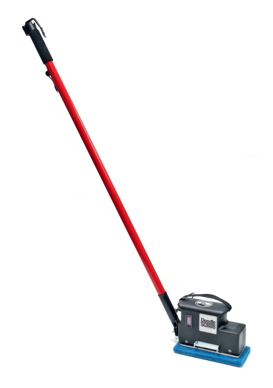 Battery Powered Floor Scrubber, Cordless Cleaner