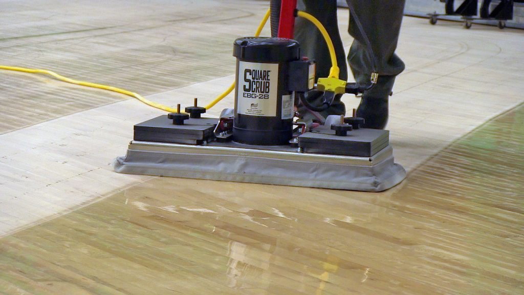 Gym Floor Scrubber, Polisher & Cleaners Square Scrub