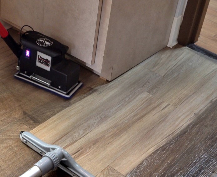 Luxury Vinyl Floor Cleaning