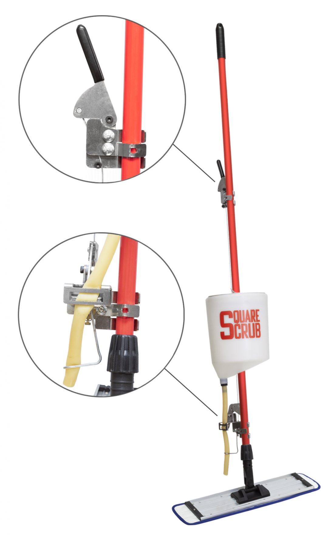 Floor Finish Applicator For Hard Surfaces Bucket on a Stick